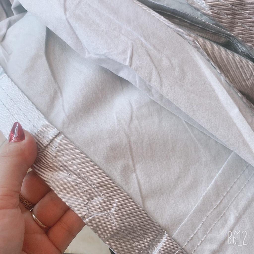 Bạt phủ ô tô vải dù OXFORD cao cấp chống nước 100%, có phản quang,chống nóng, chống nước, có khóa kéo cánh cửa