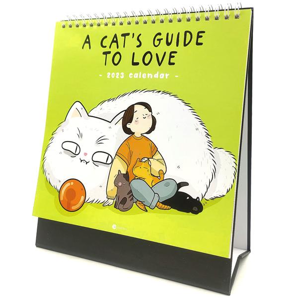 Lịch Bàn 2023 A Cat’S Guide To Love - SDstationery 2023-SD-LBA