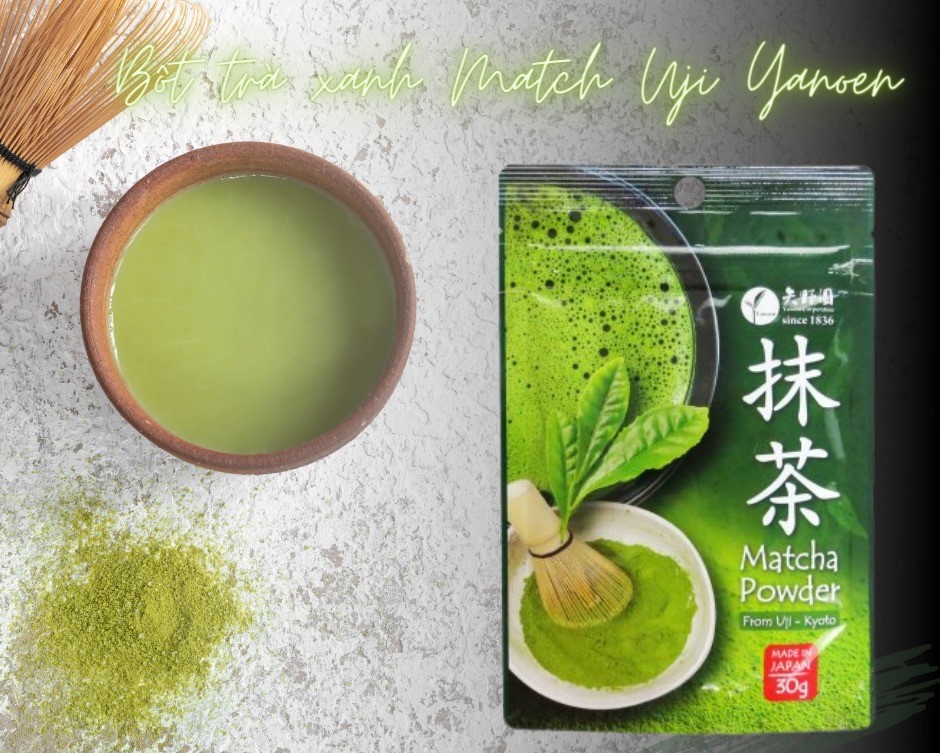 Bột Trà Xanh Yanoen Matcha Uji 30g