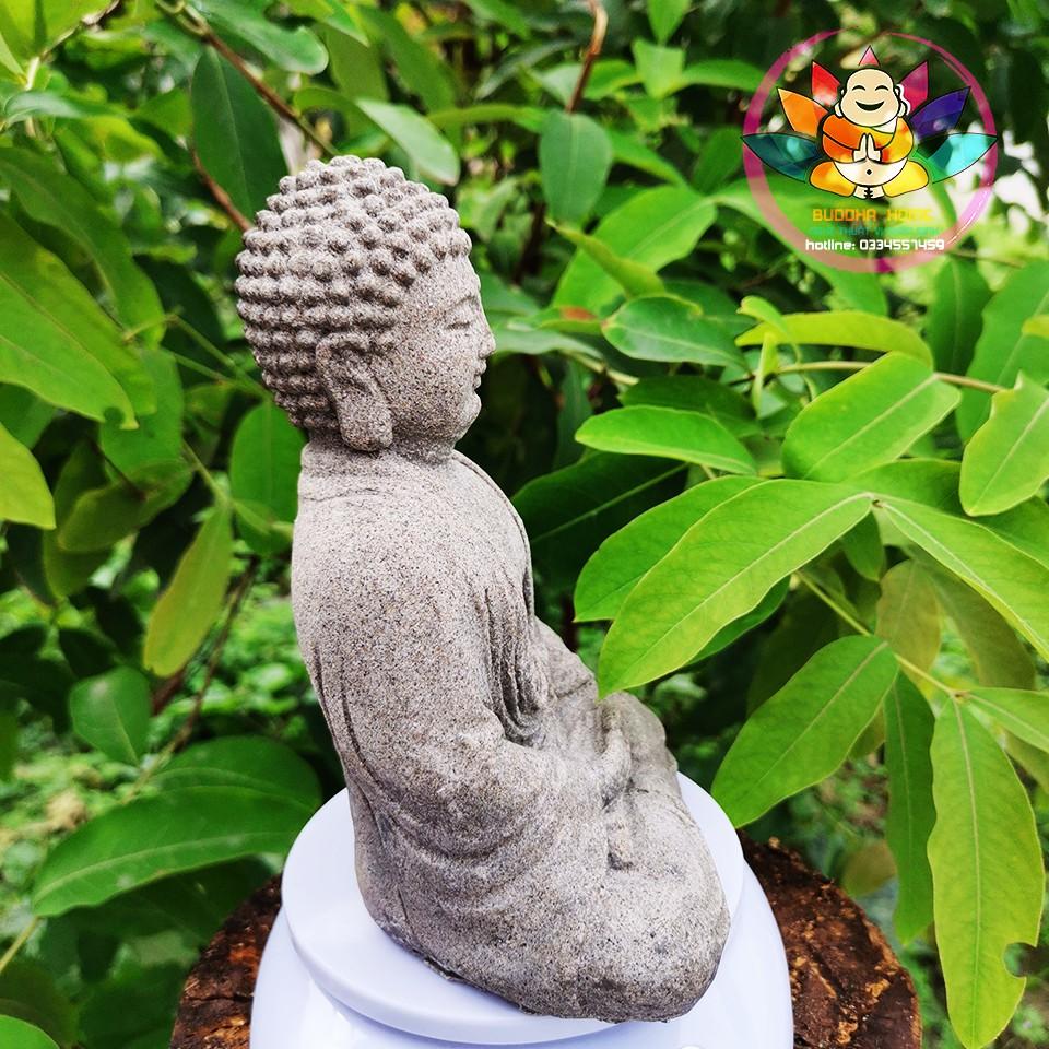 ️Tượng Đá Phật Thích Ca Phong Thủy - Hồ Thủy Sinh - Cao 17cm