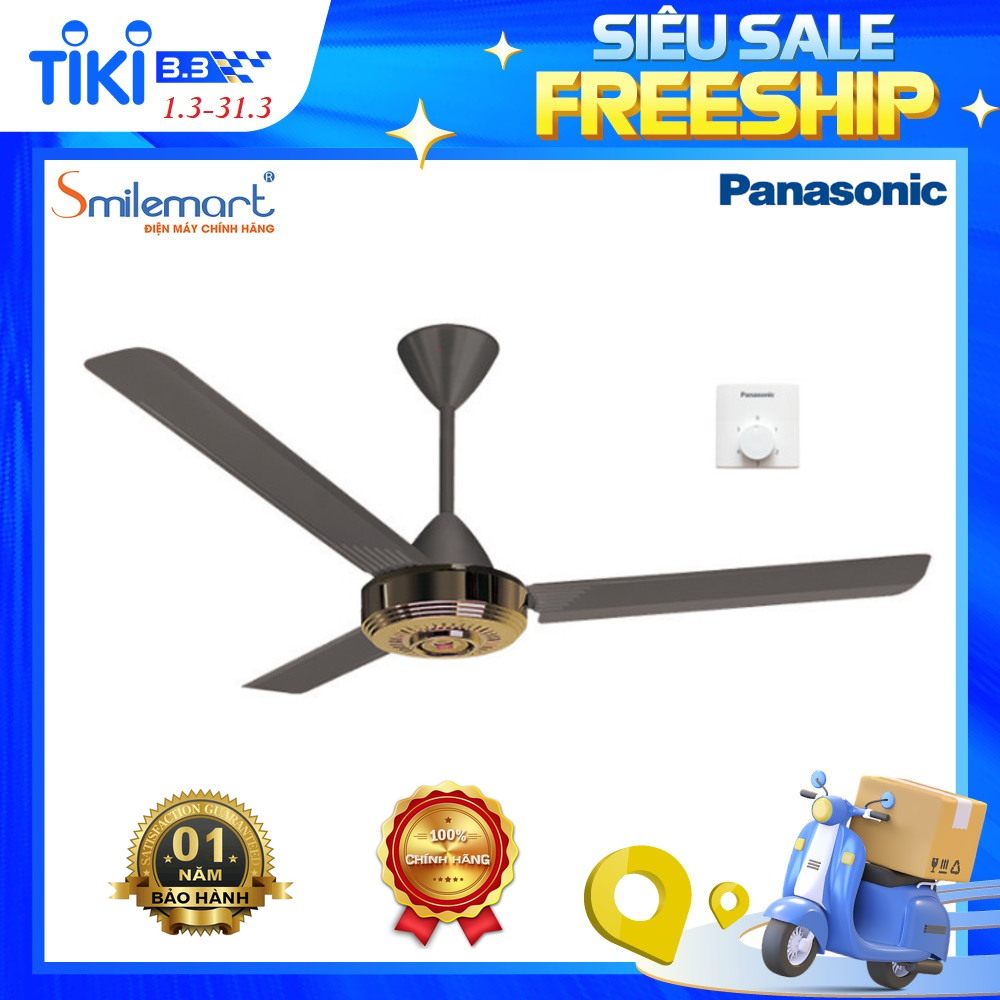 Quạt trần 3 cánh Panasonic F-56NCL, F-56NCL-S _Nhập Khẩu