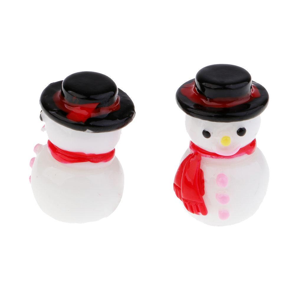 20pcs Snowman Doll Christmas Decoration DIY Handmade Snowman Ornaments Decor