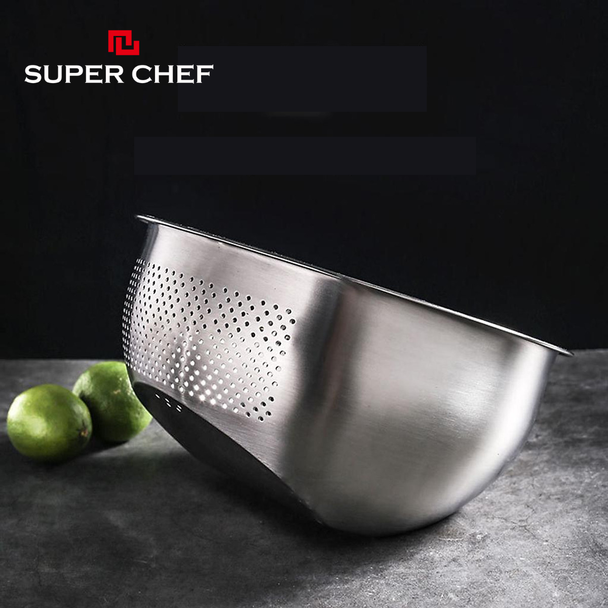 Rổ đa năng inox 304 Super Chef đa năng, tiện dụng 26 cm