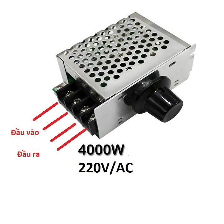 Chiết áp, bộ điều khiển tốc độ động cơ , ánh sáng công suất lớn 4000W 0-220V