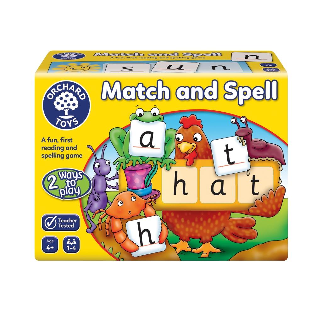 Trò chơi trí tuệ Match and Spell - Orchard Toys giúp trẻ học tiếng Anh, phát triển kỹ năng quan sát