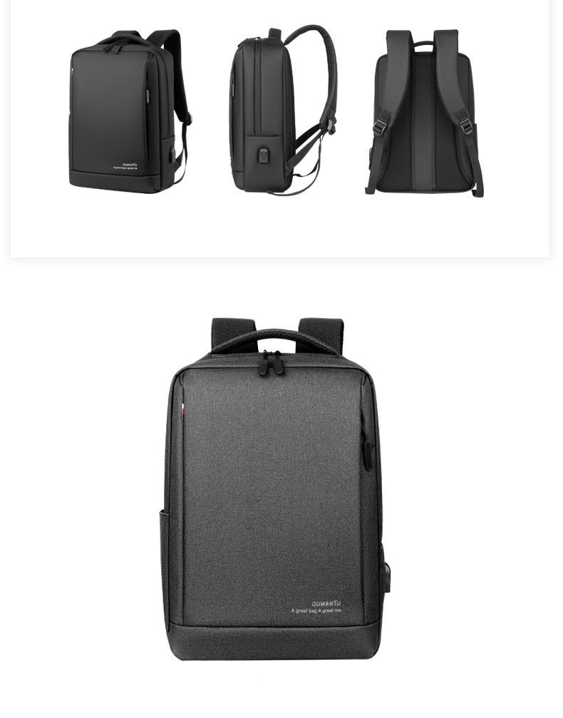 Ba lô công sở đựng laptop chống sốc Nam Black Laptop Backpack cao cấp