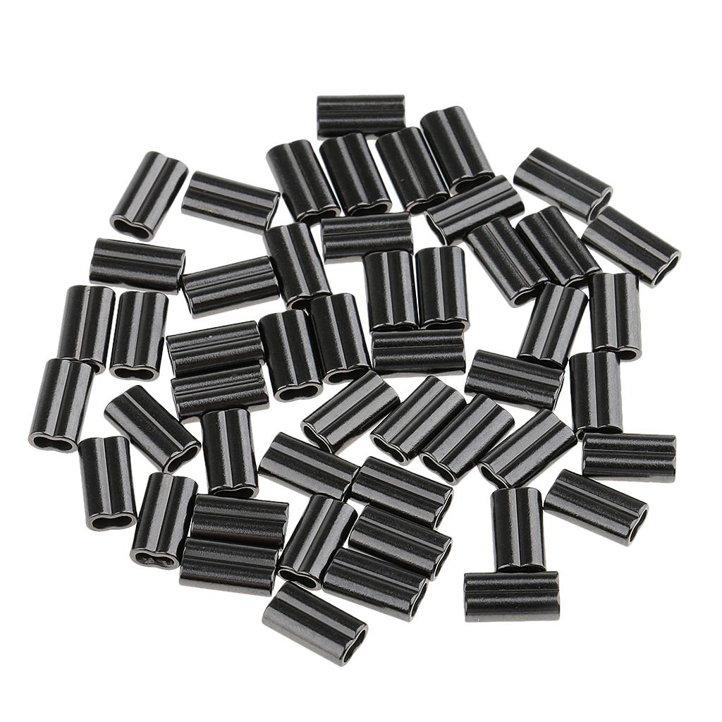 Double Barrel Copper Crimp Sleeves Fishing Crimps for Rig Making