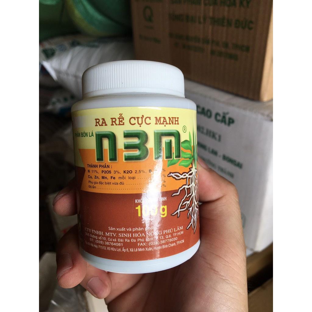Phân Bón Lá Ra Rễ Cực Mạnh N3M - Lọ 100gram
