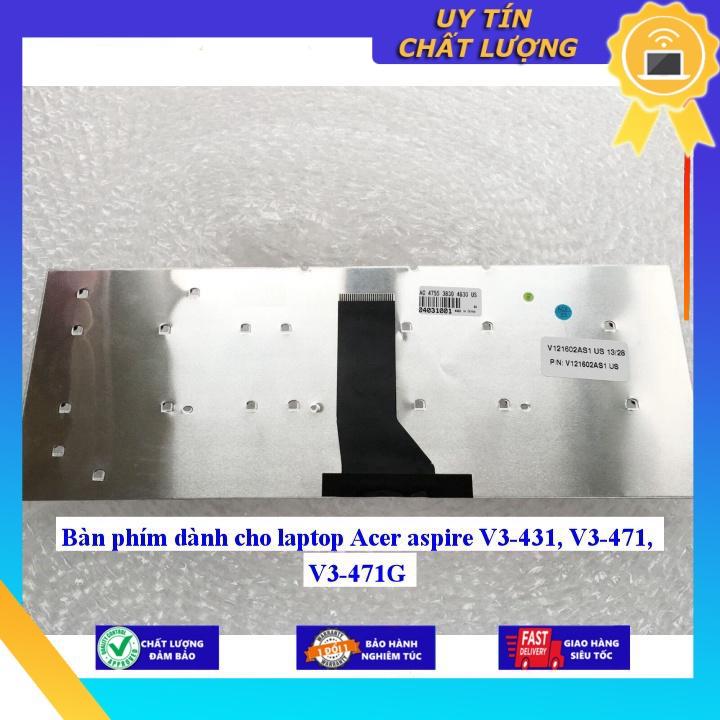 Hình ảnh Bàn phím dùng cho laptop Acer aspire V3-431 V3-471 V3-471G - Hàng Nhập Khẩu New Seal