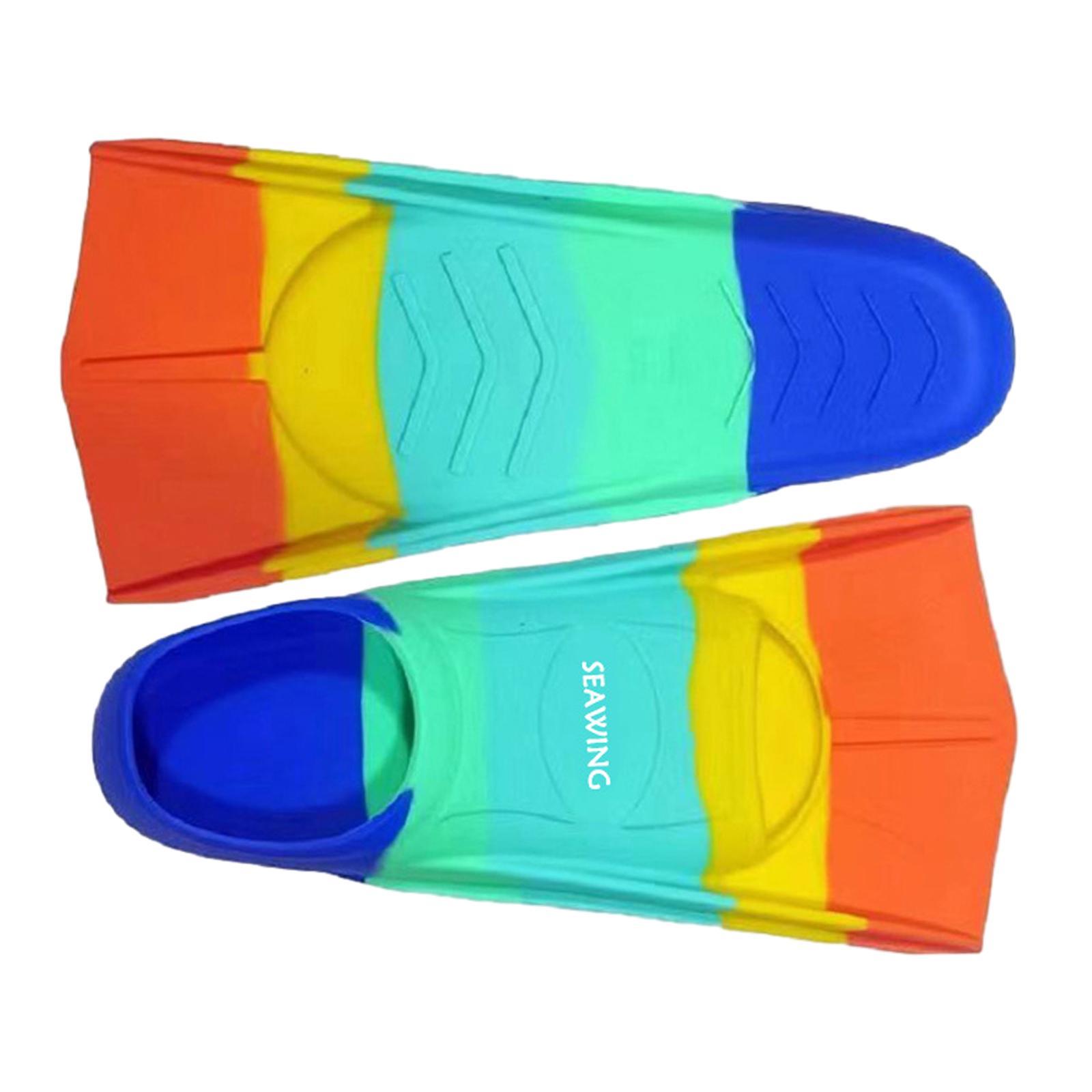 Kids Swim Fins Comfortable Diving Swimming Flippers for Girls Beginner Child