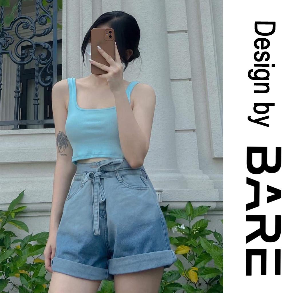 Áo hai dây nữ bản to form áo croptop 2 dây chất thun gân tăm basic - AO0147
