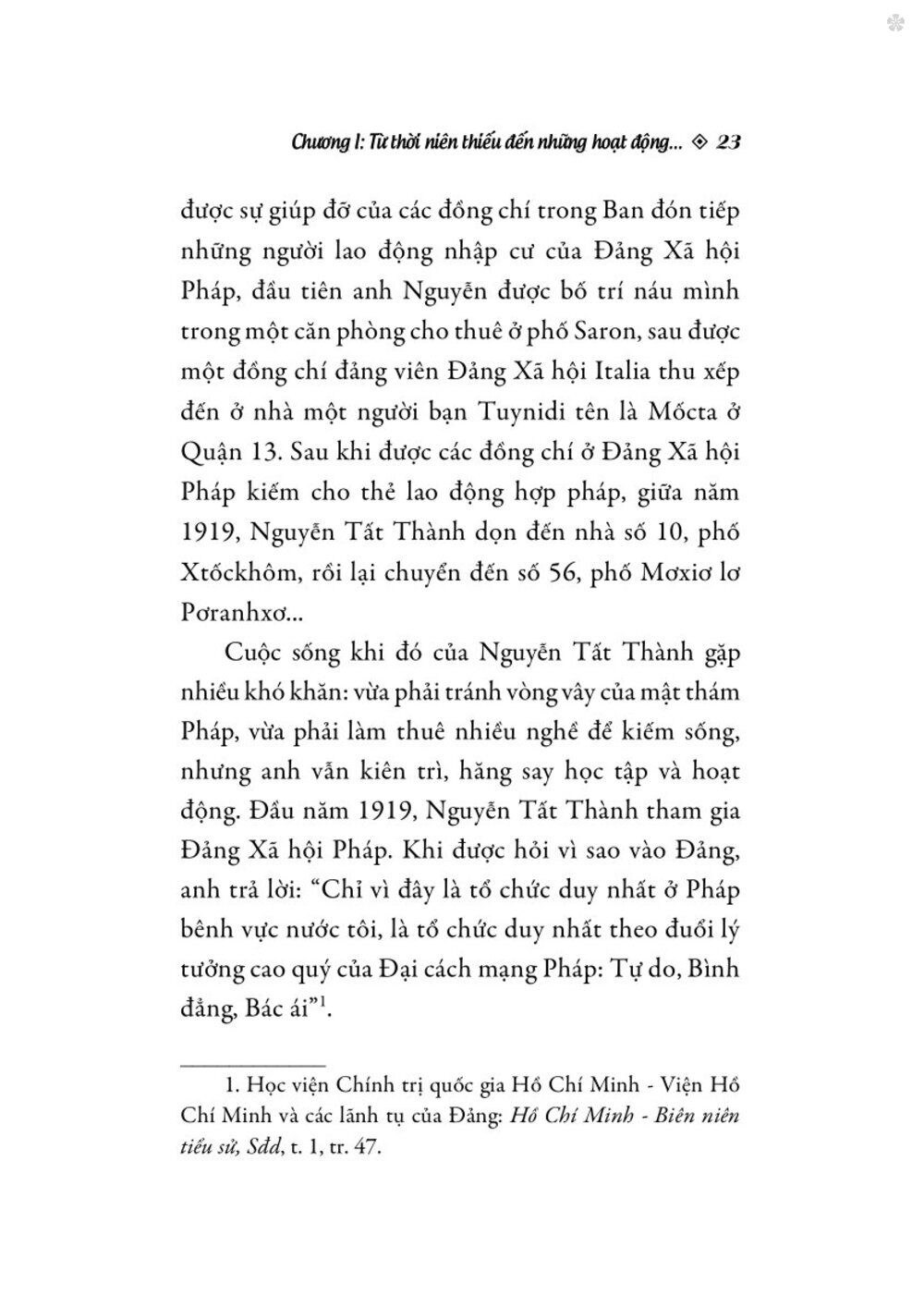 Chủ tịch Hồ Chí Minh - Tiểu sử và sự nghiệp -bản in 2025