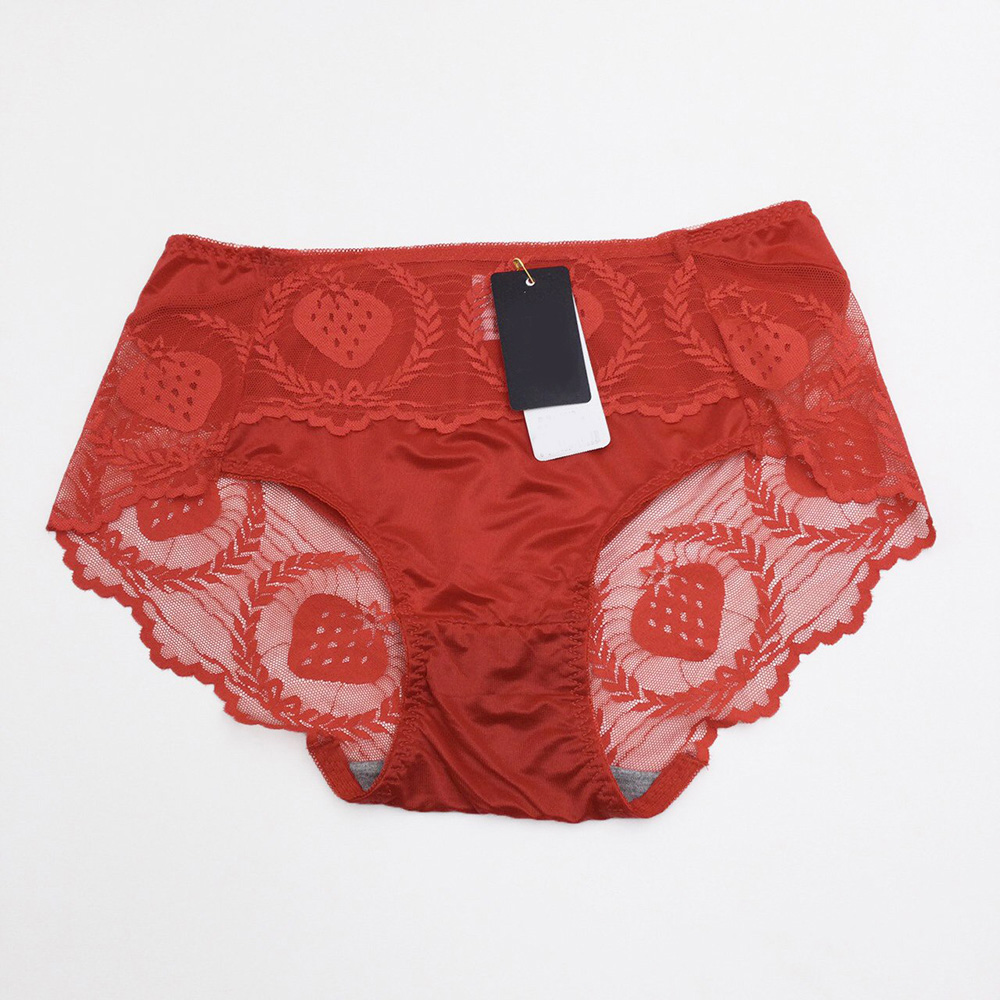 Combo 3 quần lót ren pha cotton lạnh cạp cao mềm mại,siêu nhẹ, không hằn, không lộ viền phù hợp với người từ 48kg-65kg