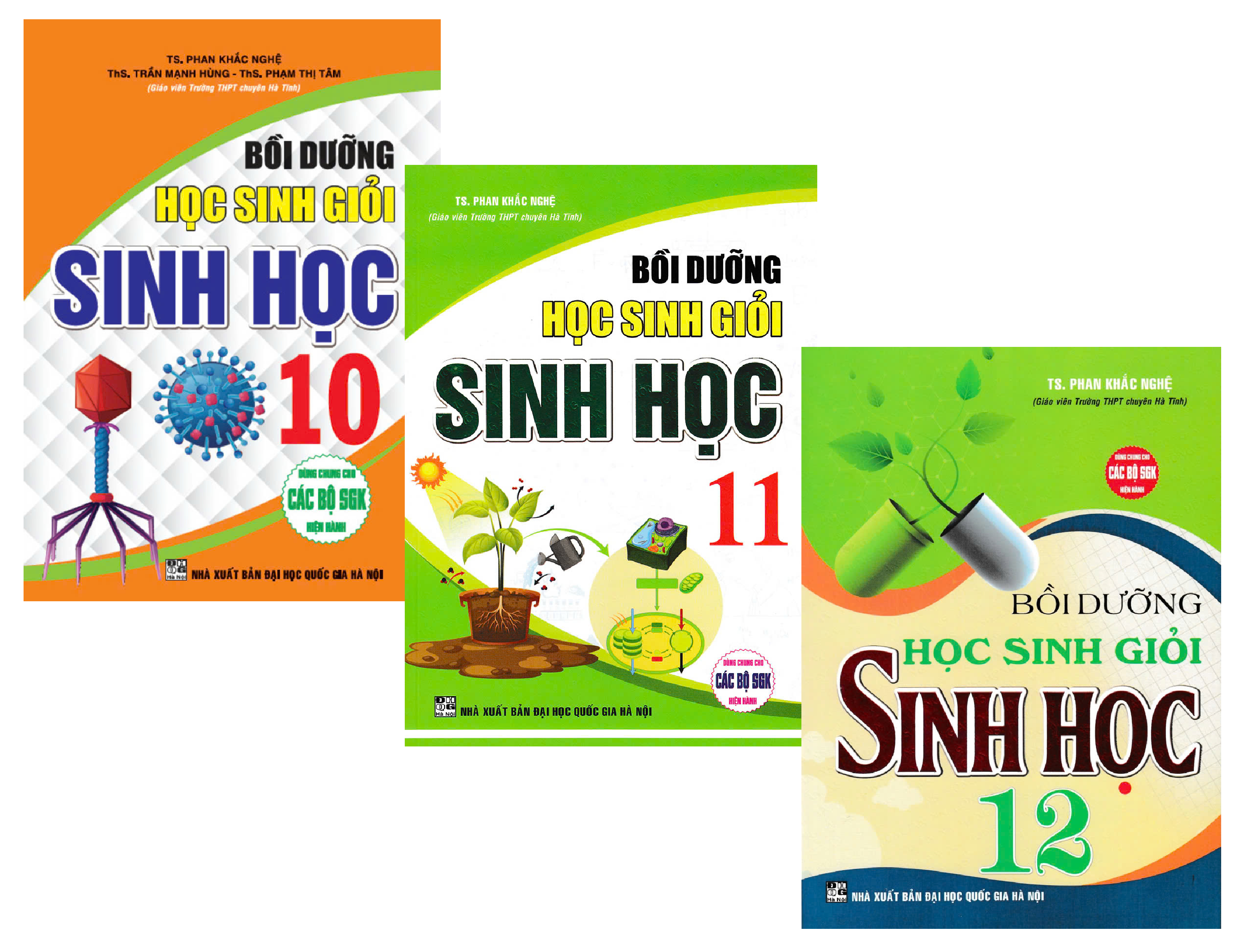Combo Bồi Dưỡng Học Sinh Giỏi Sinh Học - Phan Khắc Nghệ 10 - 11 - 12