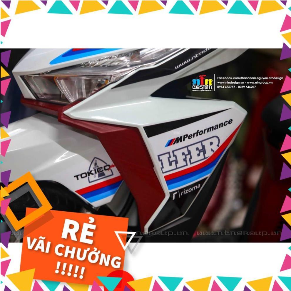 Tem Rời Vario Mẫu Chỉ Xanh Đỏ Trắng