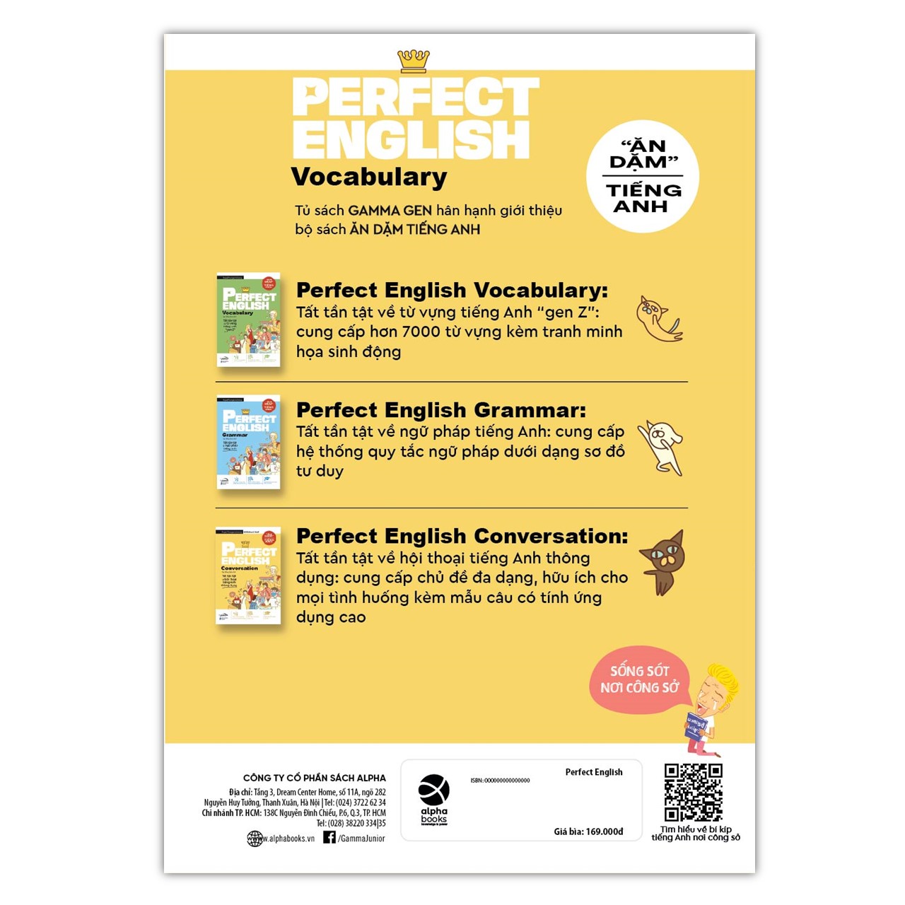 Combo 3 Sách Ăn Dặm Tiếng Anh: Perfect English Vocabulary (Tất Tần Tật Về Từ Vựng Tiếng Anh Gen Z) + Perfect English Grammar (Tất Tần Tật Về Ngữ Pháp Tiếng Anh) + Perfect English Conversation (Tất Tần Tật Về Hội Thoại Tiếng Anh Thông Dụng)