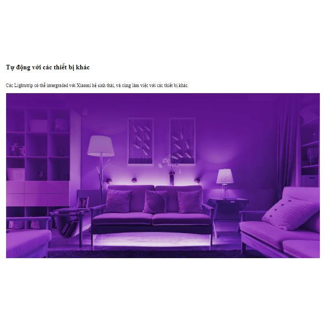 ĐÈN LED DÂY THÔNG MINH YEELIGHT LIGHTSTRIP PLUS 1S – BẢN GLOBAL - Nâng Cấp 2020 Hỗ trợ Apple Homekit
