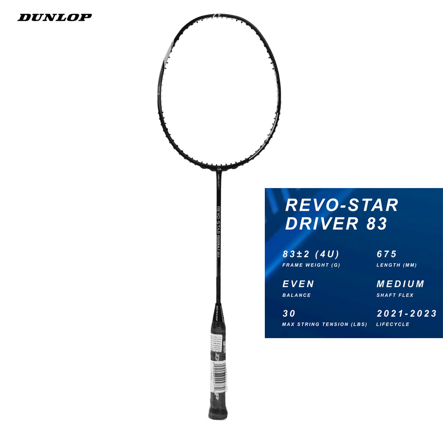 Vợt cầu lông Dunlop Revo Star Driver 83 - Vợt cân bằng