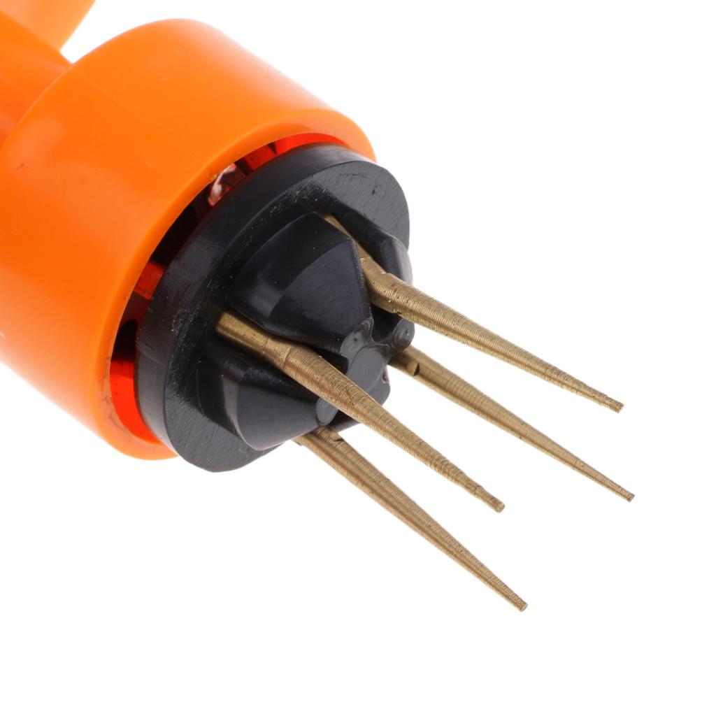 Portable Copper Bloodworm Clip Bait Lures Earthworm Clip Tackle Tool