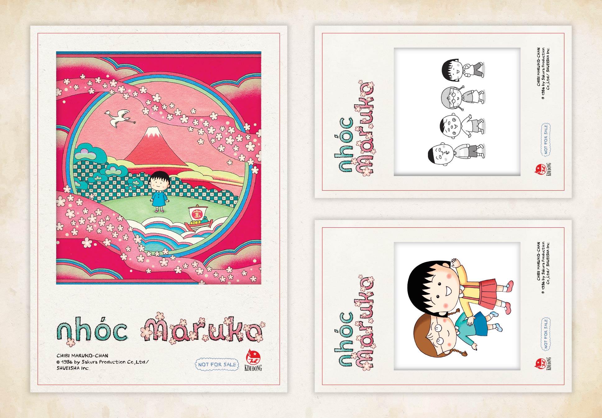 Sách - Nhóc Maruko - Tập 18 - Tặng Kèm Set Postcard Polaroid