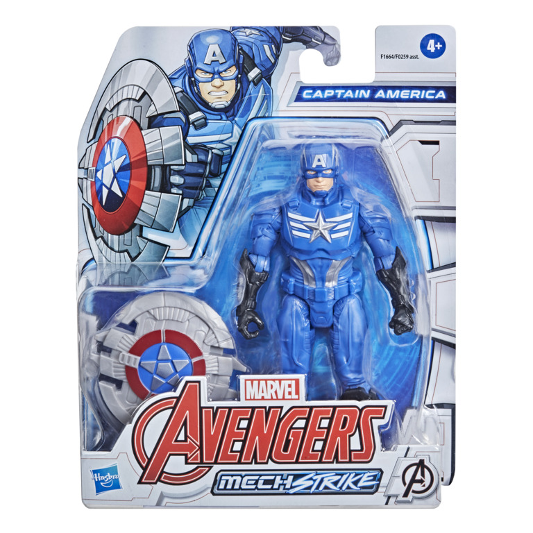 Đồ Chơi MATTEL AVENGERS Mô Hình Captain Dòng Mech Strike 6 Inch F1664