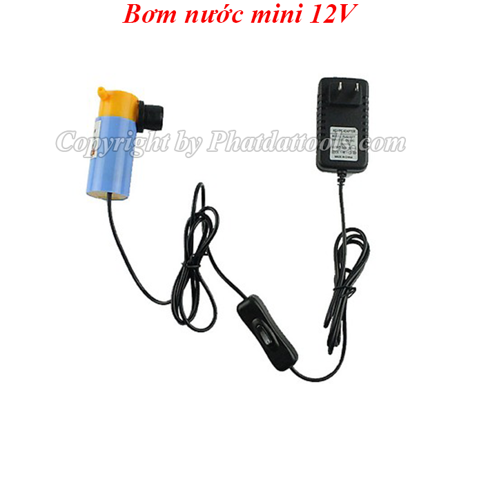 Bơm nước mini 12V cho máy cắt rãnh tường