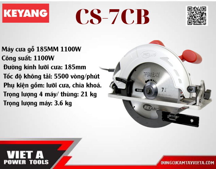 MÁY CƯA GỖ KEYANG CS-7CB