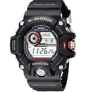Casio Men s GW-9400-1CR Master of G Stainless Steel Solar Watch 1