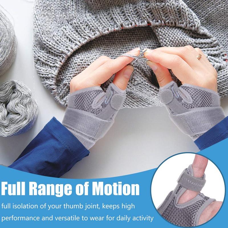 1 Ngón Tay Cái Nẹp Có Hỗ Trợ Cổ Tay Nẹp-Ngón Tay Cái Nẹp Cho Ống Cổ Tay Viêm Gân Giảm Đau Ngón Tay Cái Spica Nẹp Ổn Định Color: Skin Color Size: One Size