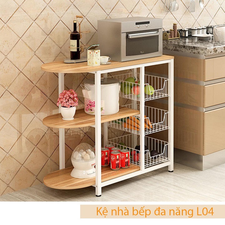 Kệ để đồ nhà bếp phòng khách đa năng OCL04