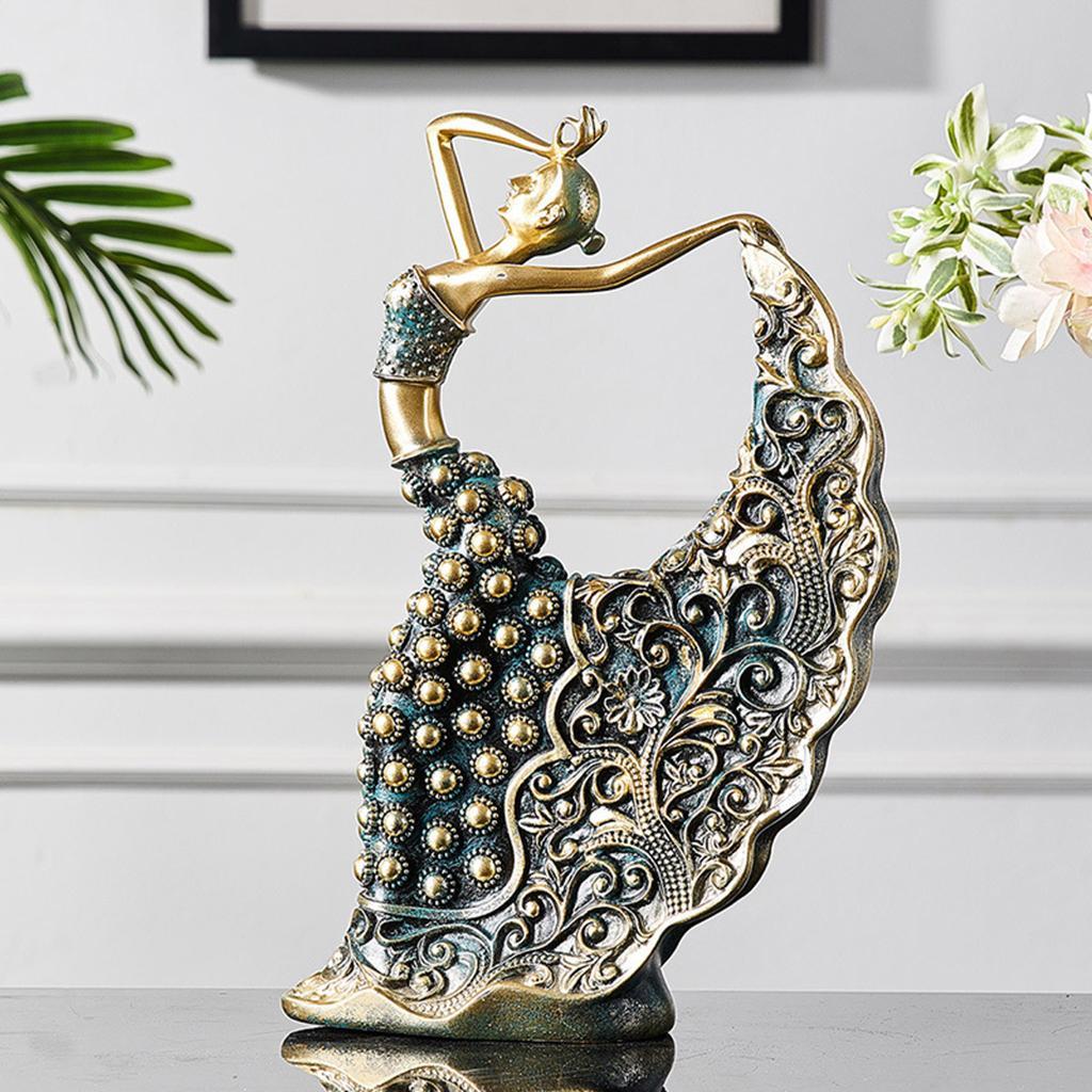Vintage Resin  Figurine Ornament Gift Home Decorative Sculpture
