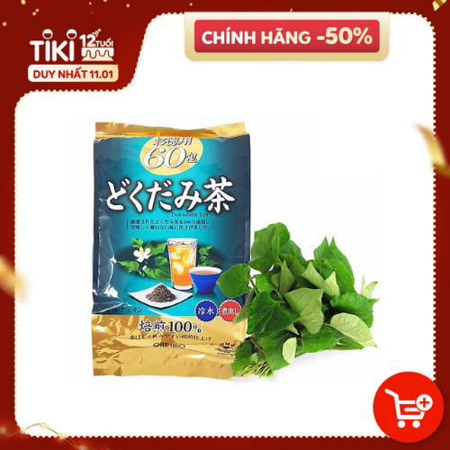 Trà Diếp Cá Mát Gan Giải Độc Orihiro (60 Túi / Gói)