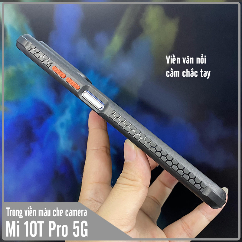Ốp lưng cho Xiaomi Mi 10T Pro - Redmi K30S trong viền màu che camera 4 Gốc chống sốc