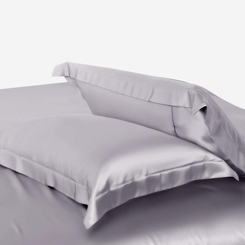 Trọn bộ chăn ga phi lụa Thái Tuấn loại 1 cực kì sang chảnh, đẹp, mịn, mát - NEMTOTBEDDING