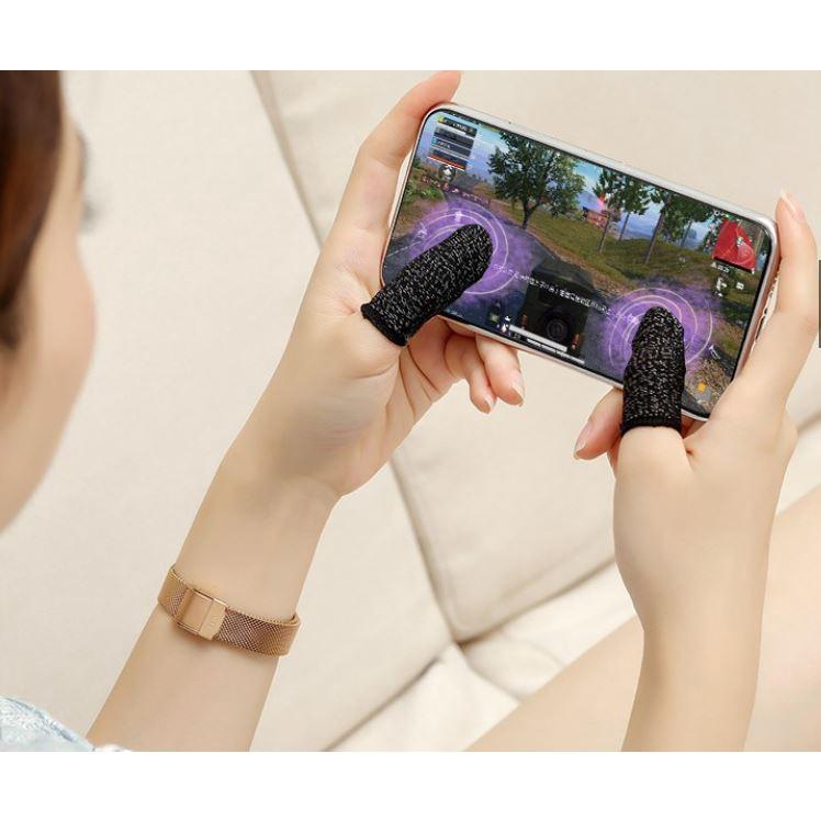 Bao Găng Tay Sợi Cảm Ứng Chơi Game Cao Cấp Bằng Sợi Carbon Chống Mồ Hôi Tay Tăng Độ Nhạy, Cảm Ứng