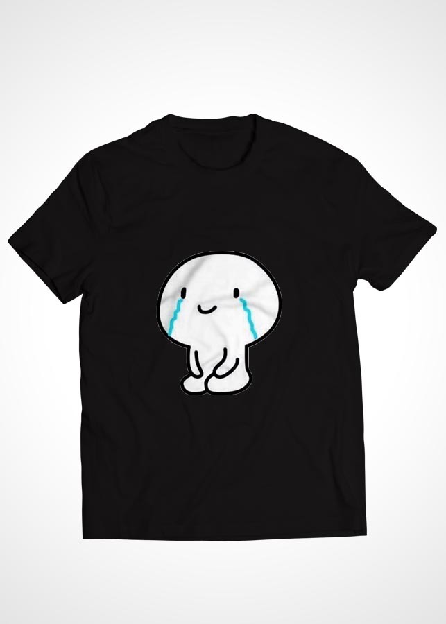 Áo thun cặp đôi Cotton màu đen in hình mẫu 30