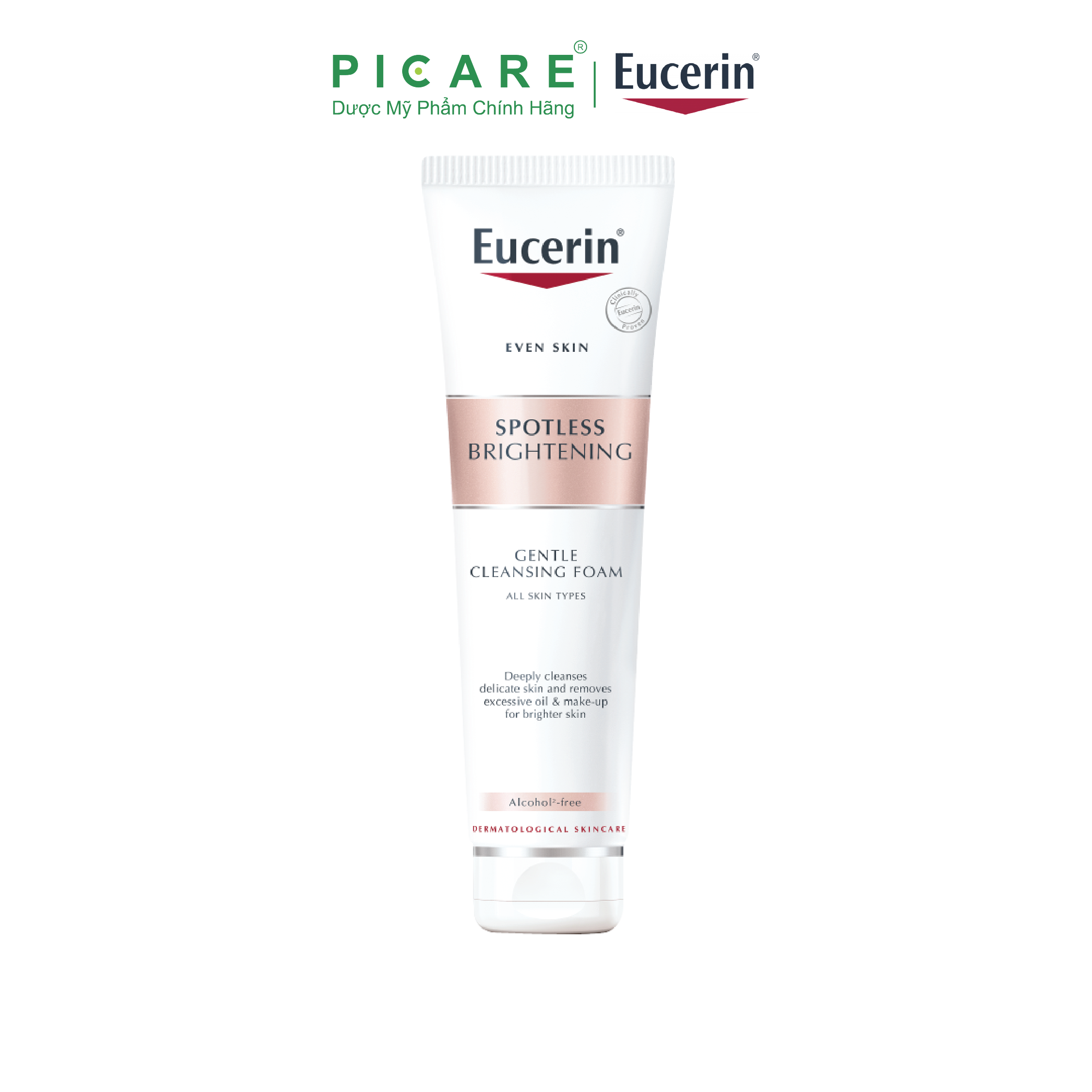 Sữa Rửa Mặt Tạo Bọt Trắng Da Eucerin Utra White Spotless (150g)