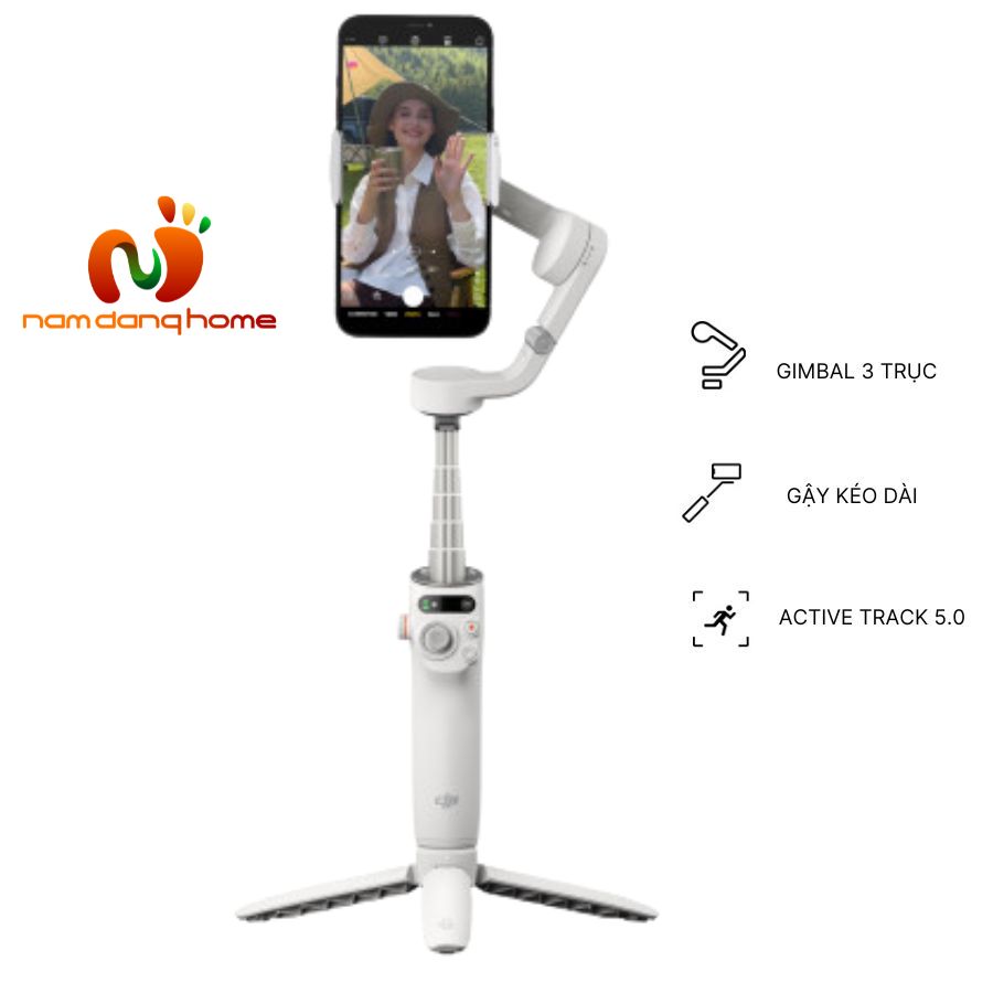 Gimbal DJI Osmo Mobile 6 - Gimbal mobile 3 trục thế hệ mới nhất của DJI - Hàng chính hãng