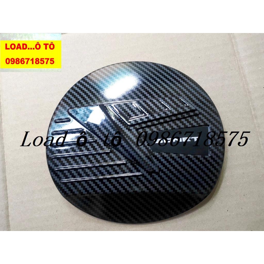 Ốp Nắp Bình Xăng Carbon Xe KIA SONET 2022-23 Mẫu Vân Carbon Cao Cấp