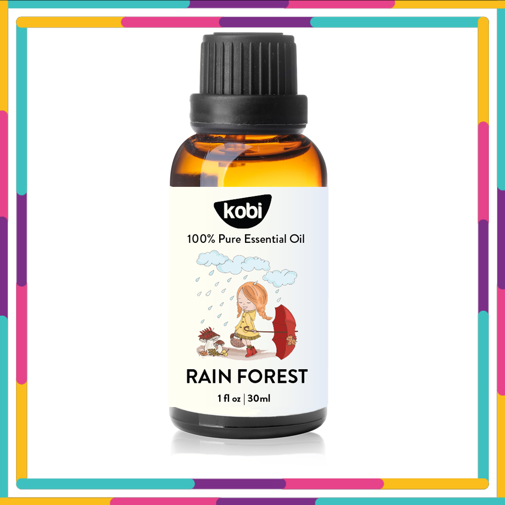 Tinh Dầu Kobi Rain Forest - Tinh Dầu Thiên Nhiên Nguyên Chất Giúp Thư Giãn, Sảng Khoái, Thích Hợp Dùng Với Đèn Xông, Máy Khuếch Tán Và Máy Xông Tinh Dầu - 30Ml