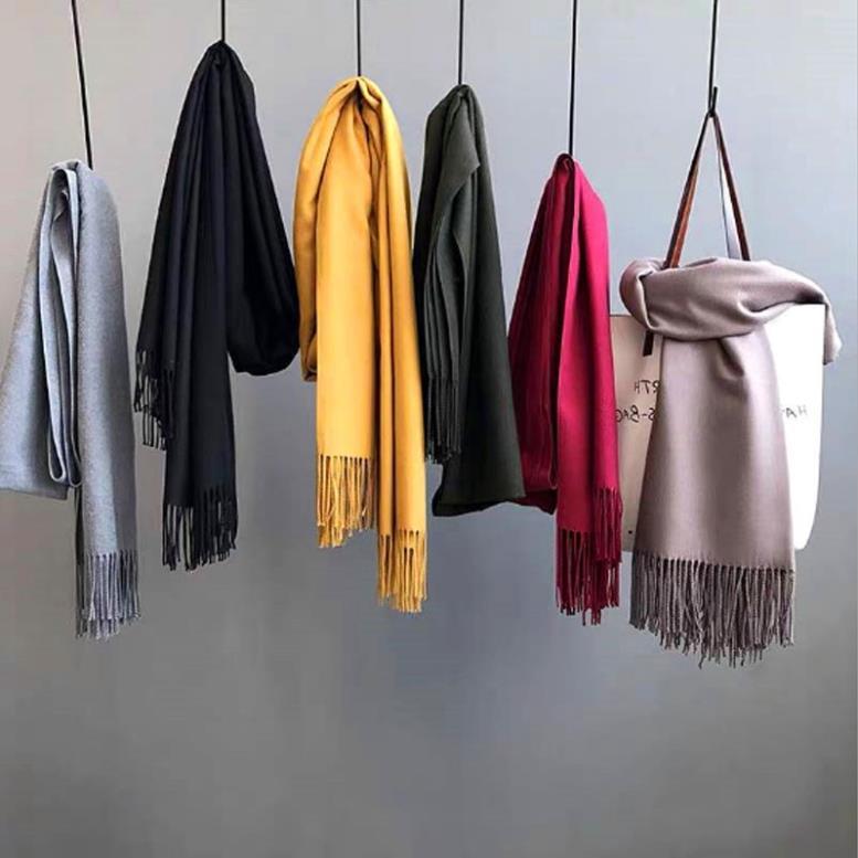 Khăn Cashmere - Khăn quàng cổ Len lông cừu Thời trang