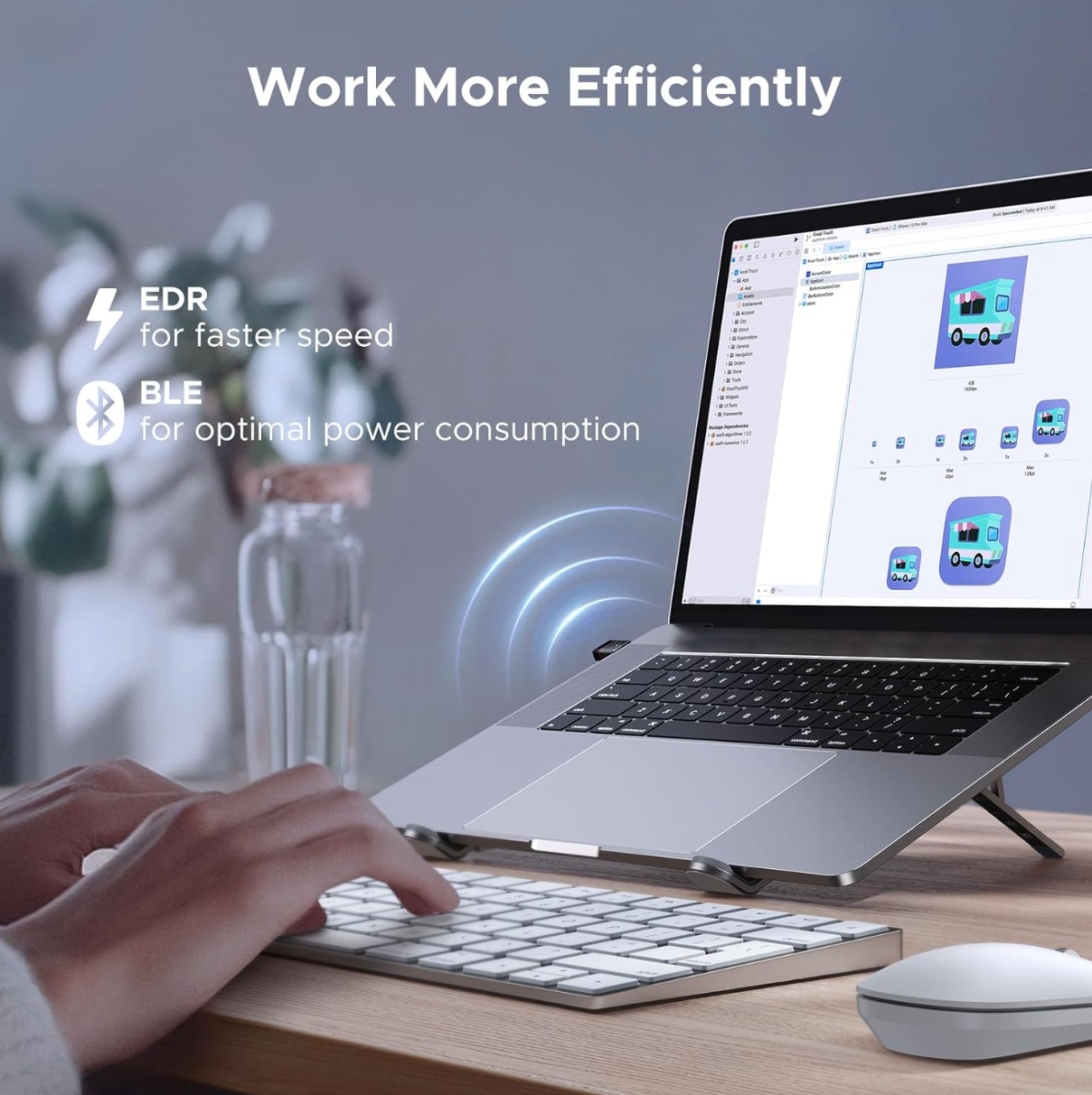 USB Bluetooth 6.0 Ugreen 75073 Hỗ Trợ EDR & BLE, Cắm Là Dùng (Plug & Play) Trên Windows 11/10/8.1 – Tương Thích Tai Nghe, Bàn Phím, Chuột, Loa, Máy In- Hàng Chính Hãng