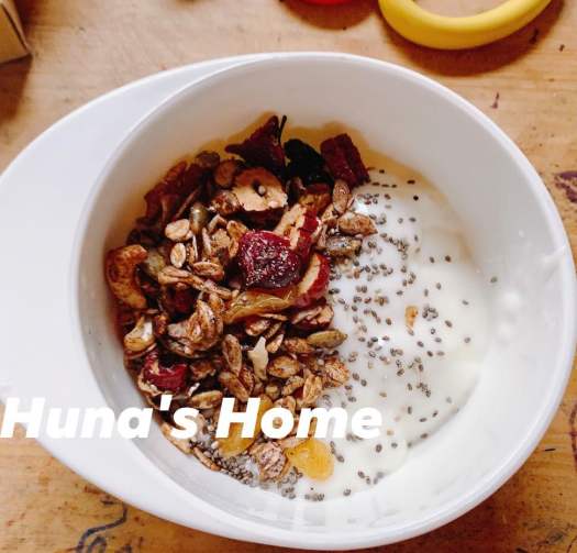 Granola mix hạt dinh dưỡng cao cấp Huna'shome - Ngũ cốc nguyên hạt chọn lọc giàu dinh dưỡng chất xơ tốt cho sức khỏe