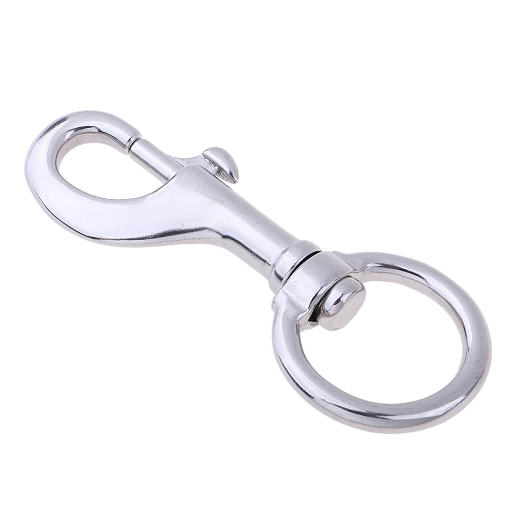 316 Stainless Steel Swivel Eye Bolt Snap Hook 120mm Dog Leash Swivel Clip