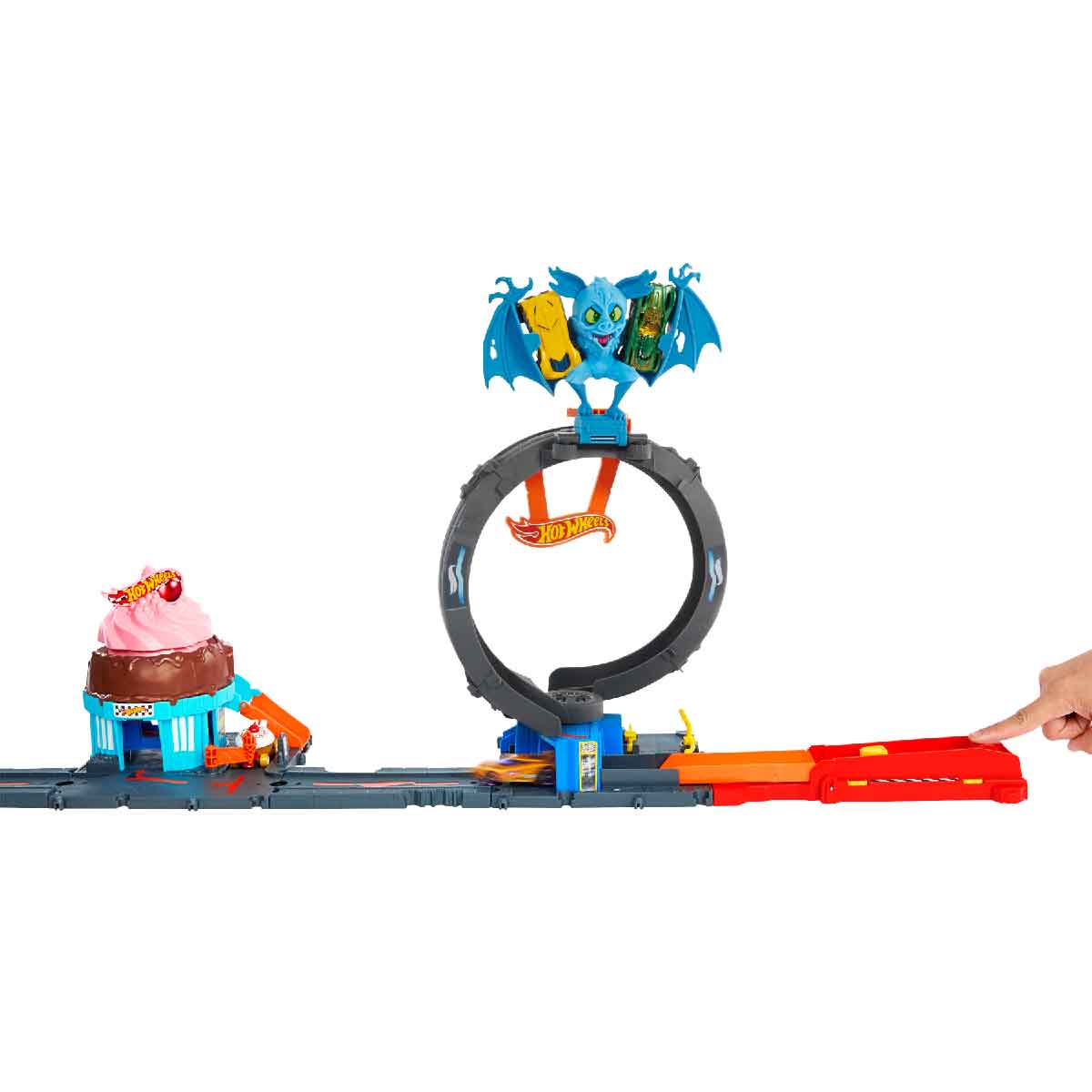 Đồ Chơi Mô Hình City Trạm Lốp Xe Dơi Siêu Đẳng HOT WHEELS HTN78/HDR29