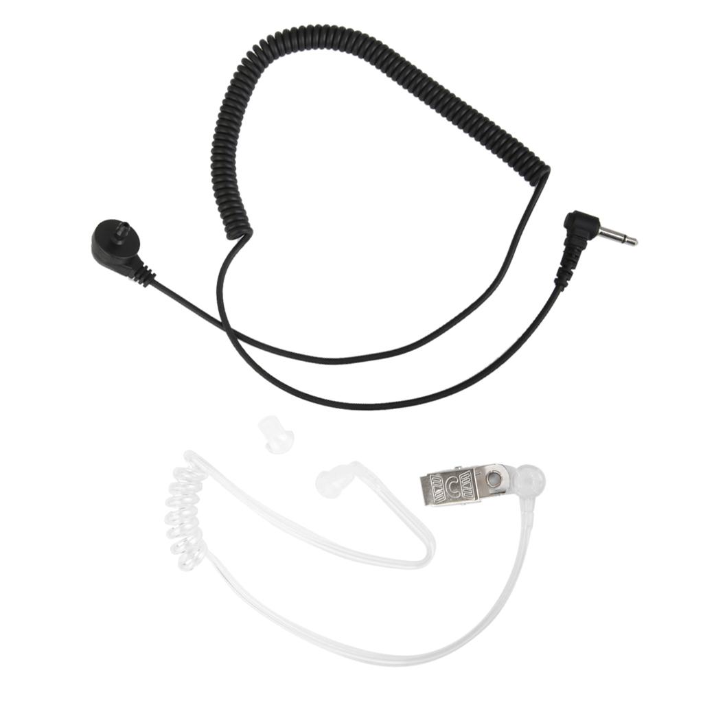 3.5mm Listen Only Acoustic Tube Earpiece for Walkie Talkie Kenwood Headset