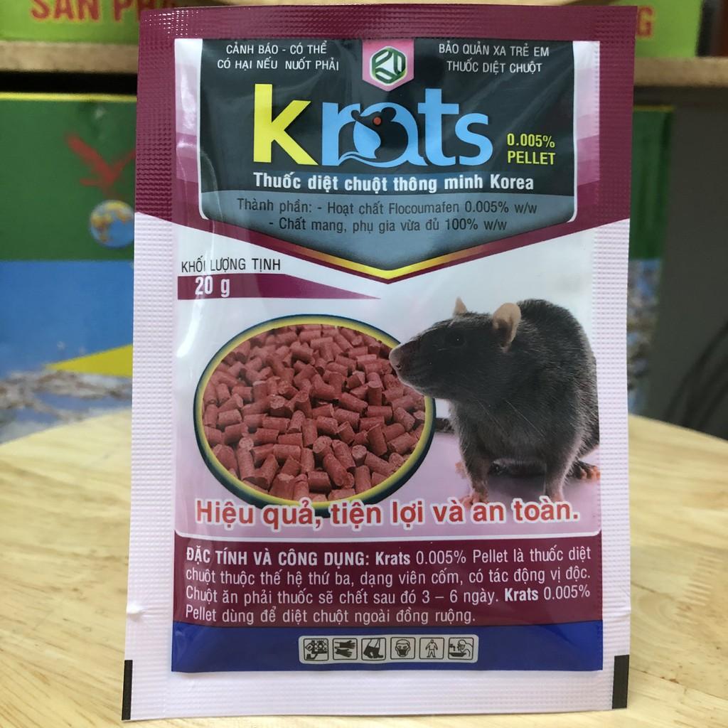 Thuôc diệt chuột thông minh Korea dạng viên cốm