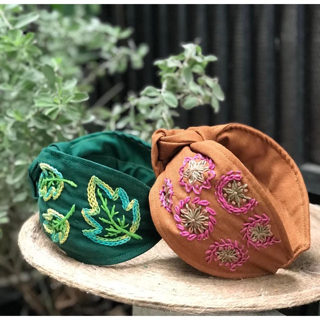 Băng đô handmade thêu tay đẹp