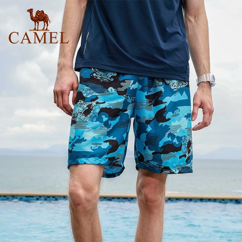 Quần bơi CAMEL phong cách thời trang đi biển năng động cho nam  - Z621, xanh lam,M
