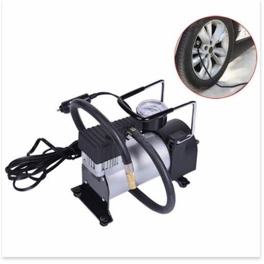 Bơm Điện 12V Mini Công Suất Lớn Chuyên Bơm Hơi Ô Tô Xe Nén Khí, Xe Máy Ô Tô Xe Đạp Bơm Lốp Xe Nhỏ Gọn, Tiện Dụng